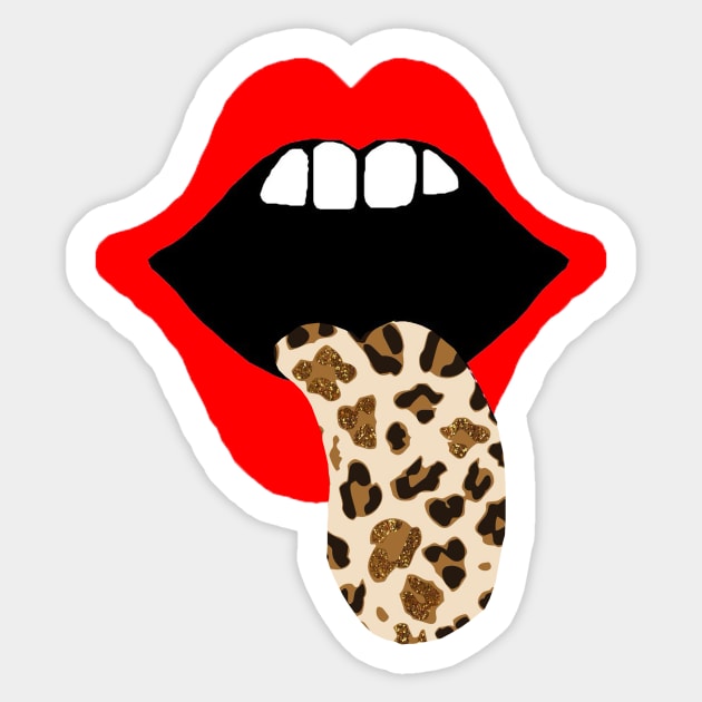 Animal Mouth Sticker by heyitsandreah